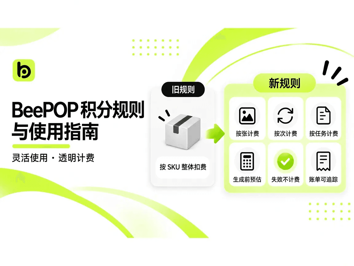 【重要】BeePOP 最新积分规则与使用指南