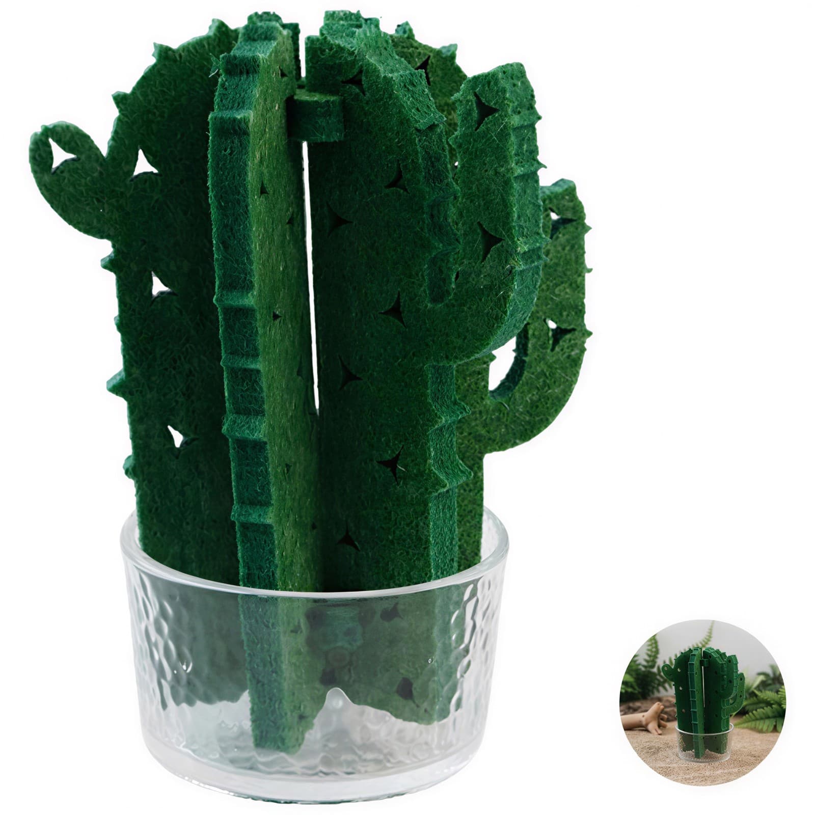 无电爬宠仿生仙人掌加湿器
