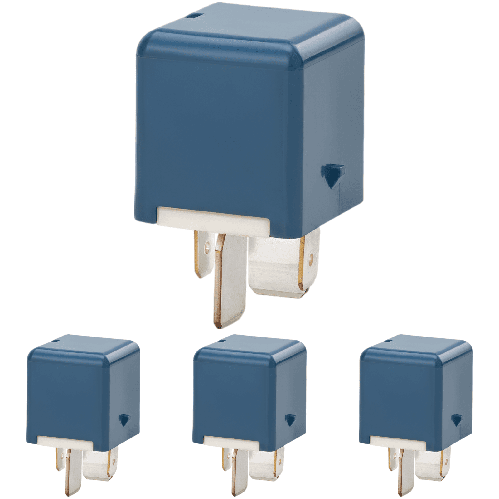 12V 80A 4针汽车功率继电器 (4件装)