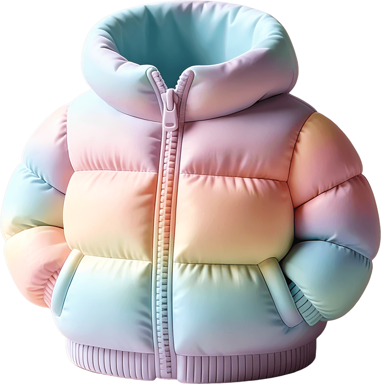 3D打印潮玩羽绒服笔筒