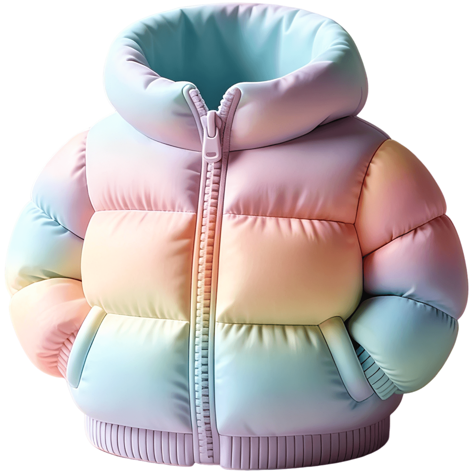 3D打印潮玩羽绒服笔筒