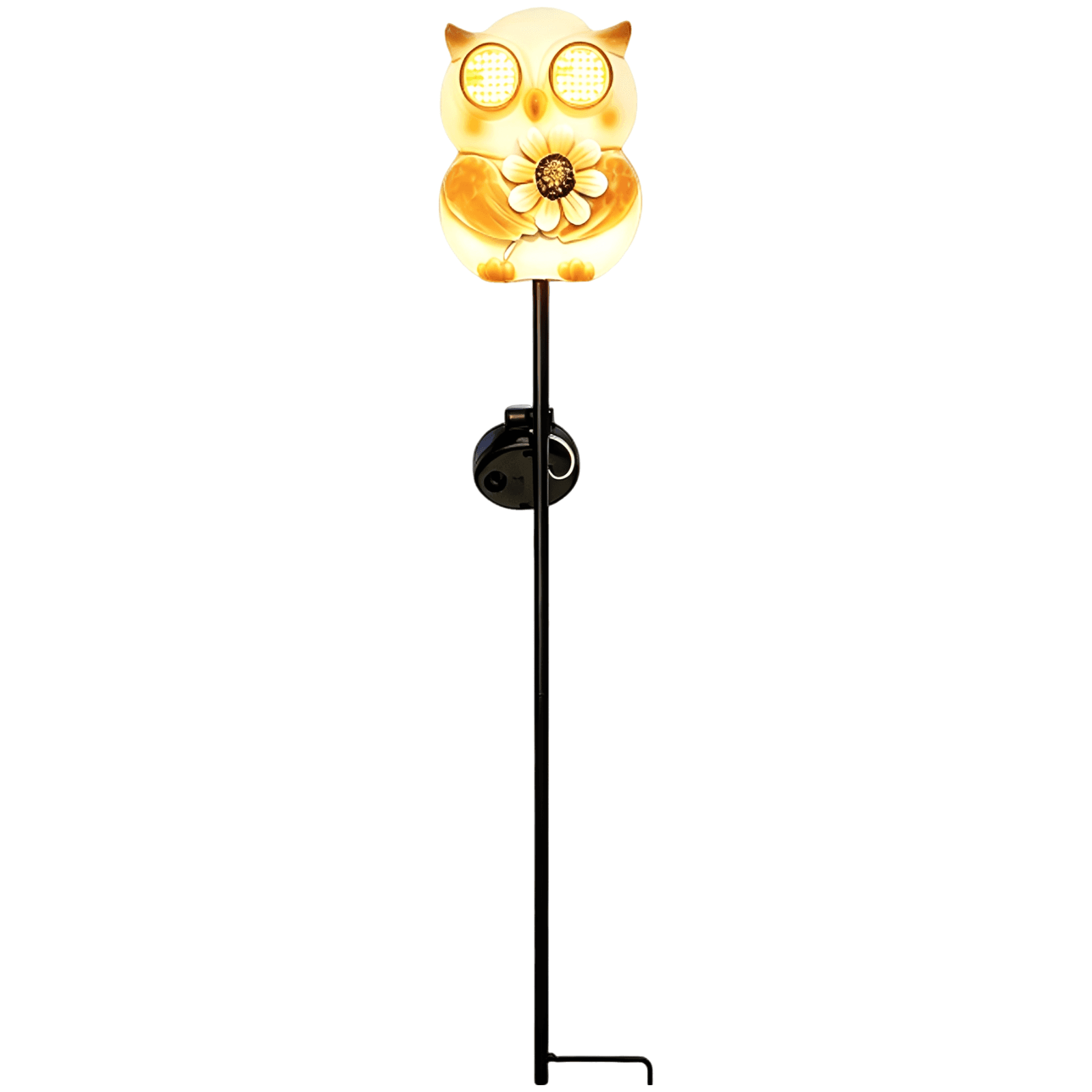 太阳能猫头鹰花园地插灯