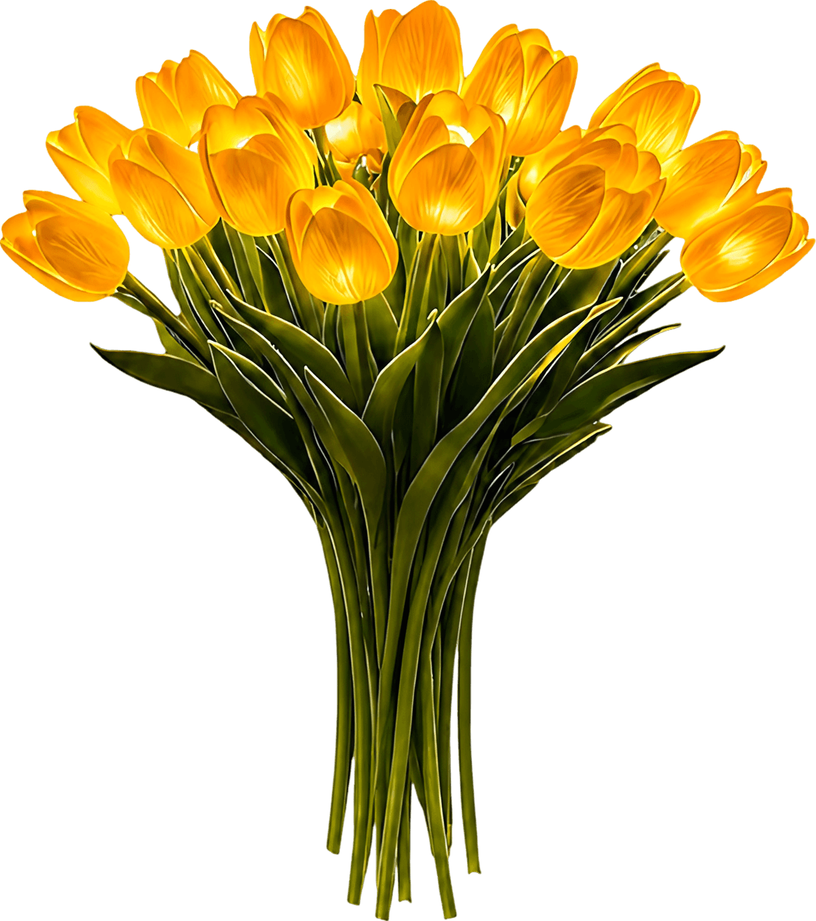 LED 郁金香花束小夜灯