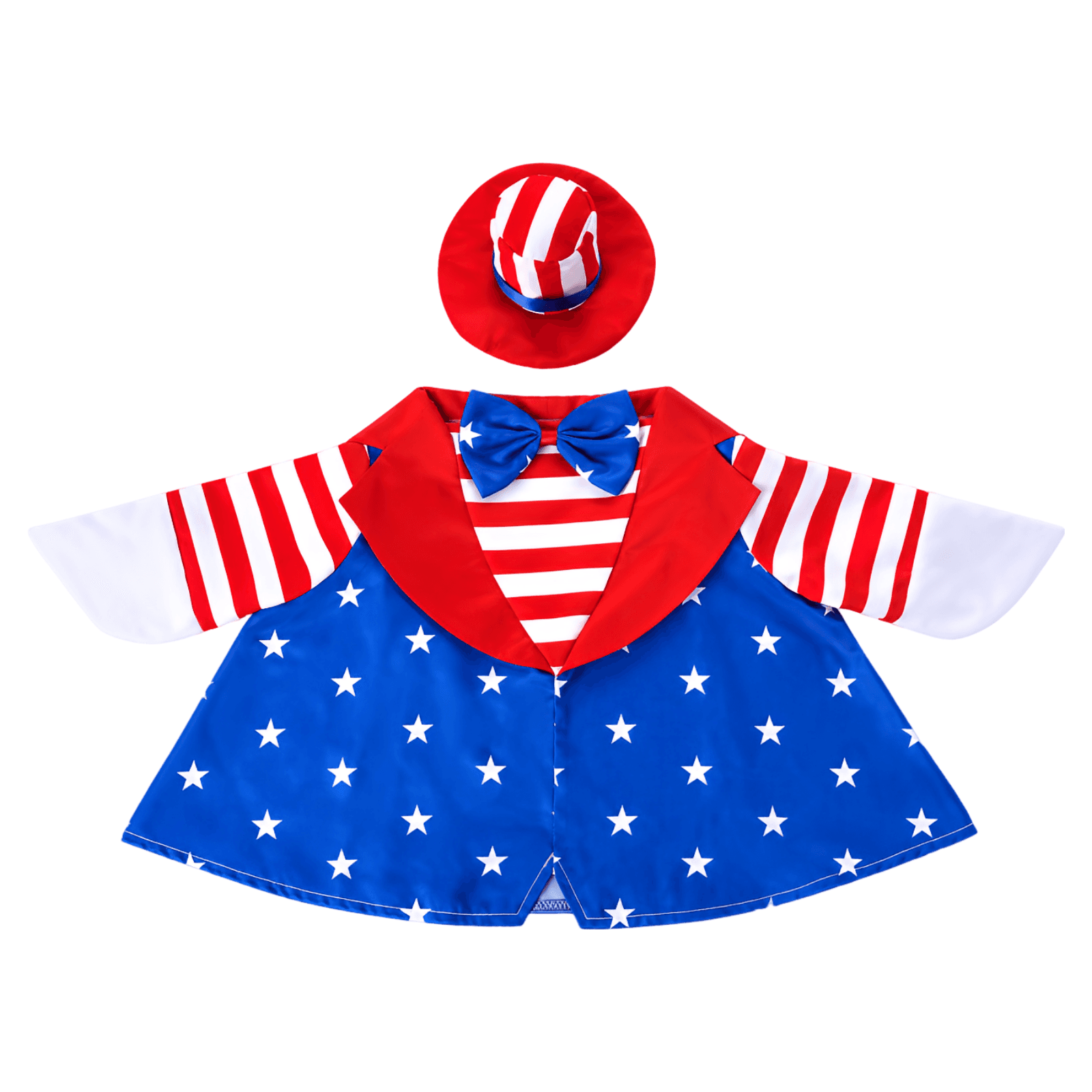 水泥鹅独立日星条旗雨衣衣服套装